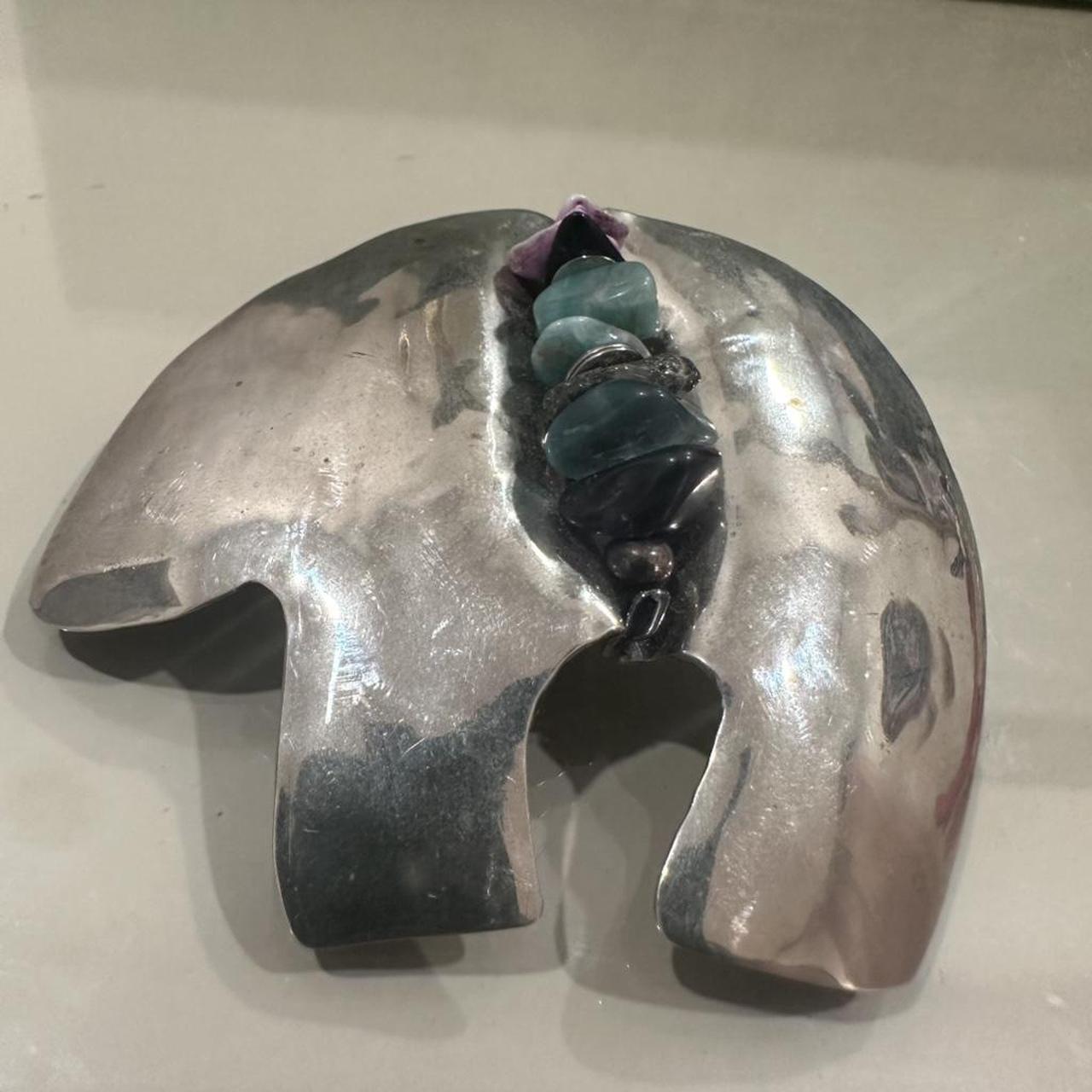 Source Unknown Women's Brooch - Silver/Multi – Mu… - image 1