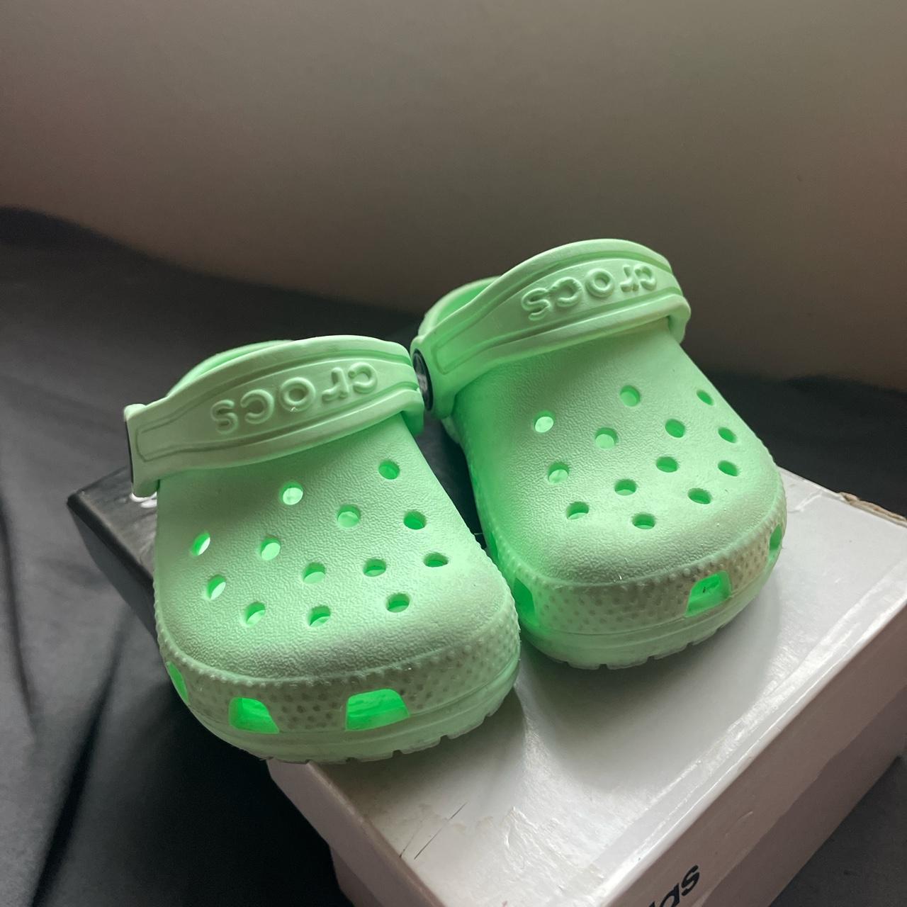 Crocs Green First-shoes-baby-shoes