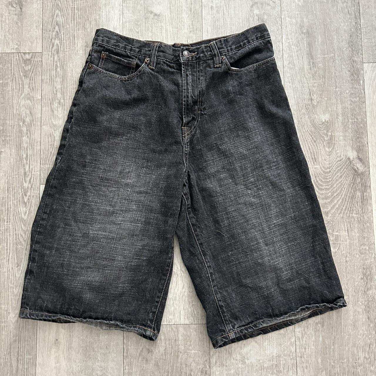 vintage sean john premium denim men’s black washed... - Depop