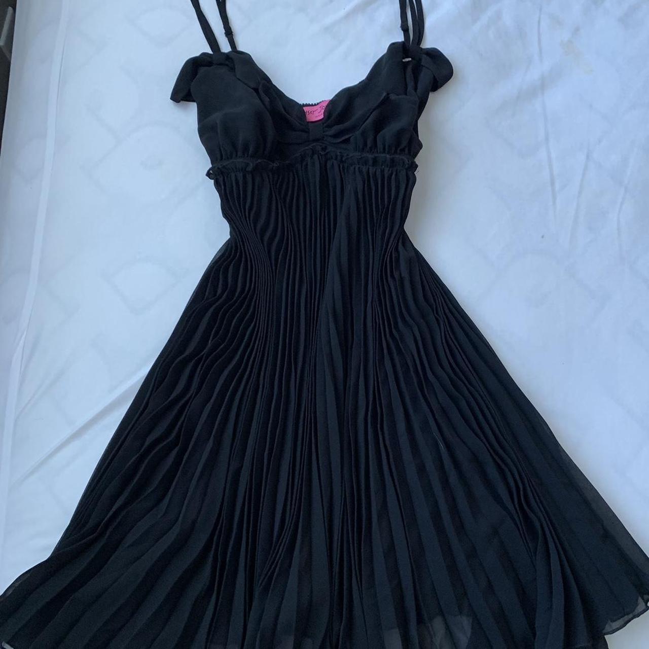 Betsey Johnson Women's Black Dress | Depop