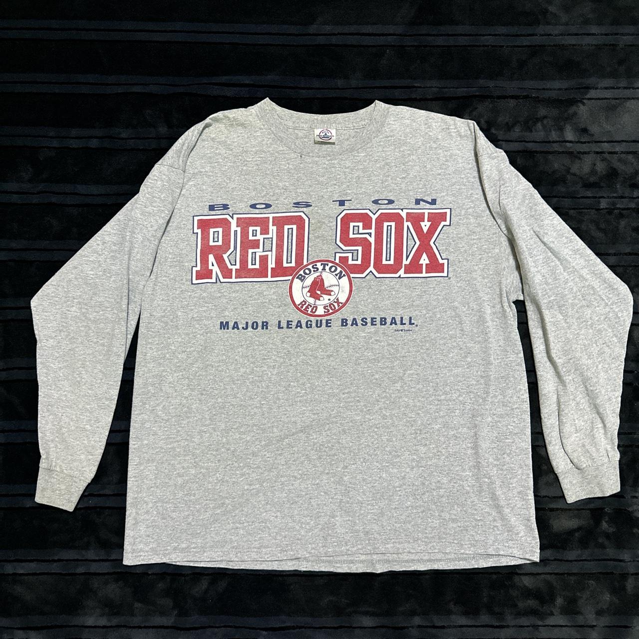 2004 Boston Red Sox shirt Size XL Flaws shown in - Depop