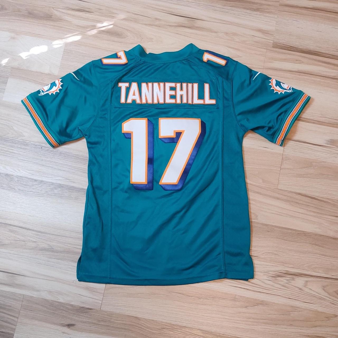 NIKE NFL ON FIELD MIAMI DOLPHINS TANNEHILL STITCHED - Depop