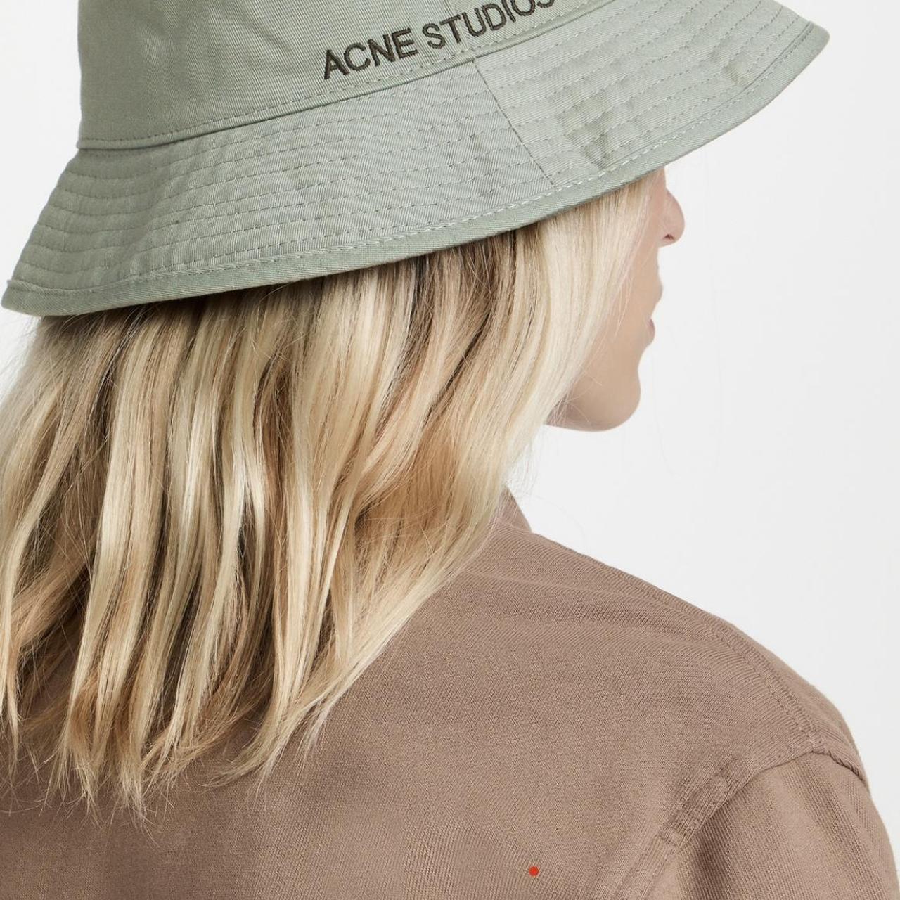 Acne Studios Women's Green and Khaki Hat
