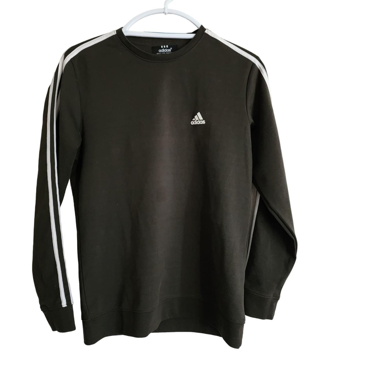 Adidas Men's Long Sleeve Medium Sweatshirt 100%... - Depop
