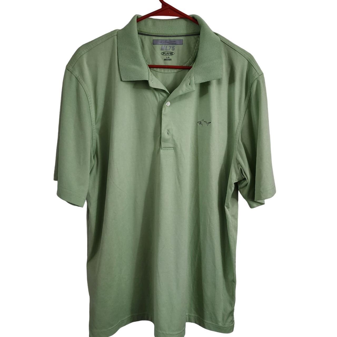 Greg Norman Play Dry Large Fishing Short Sleeve Knit