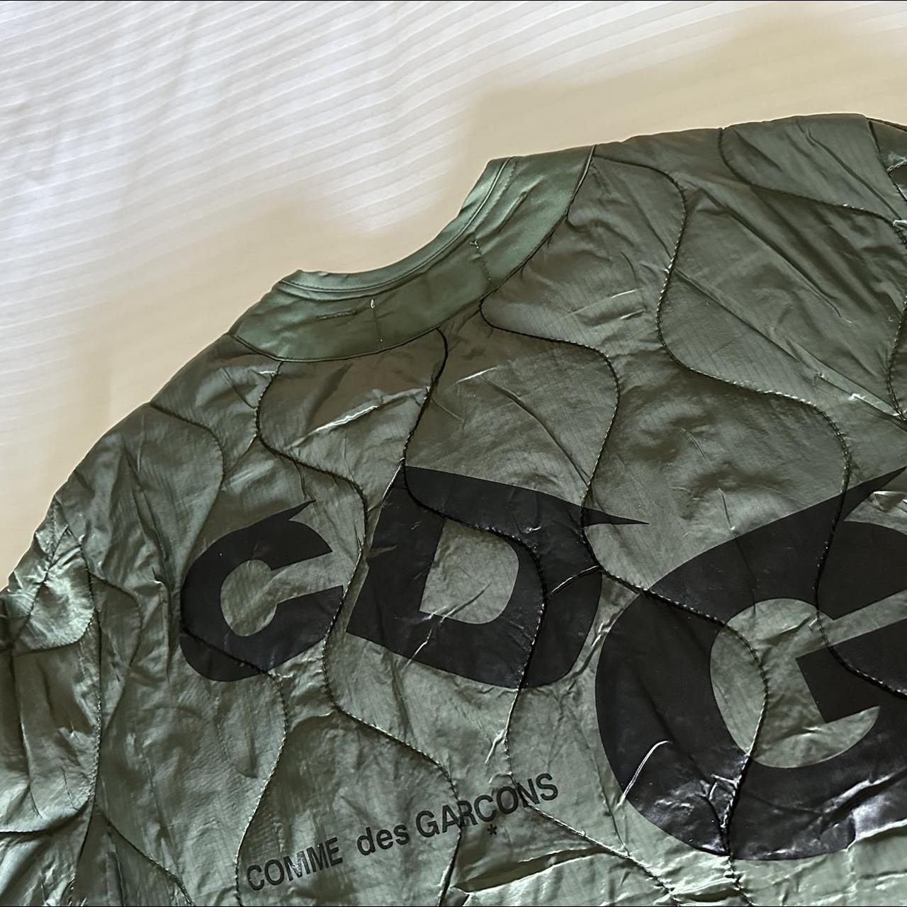 CDG x Alpha Industries Upcycle Liner Jacket Size... - Depop