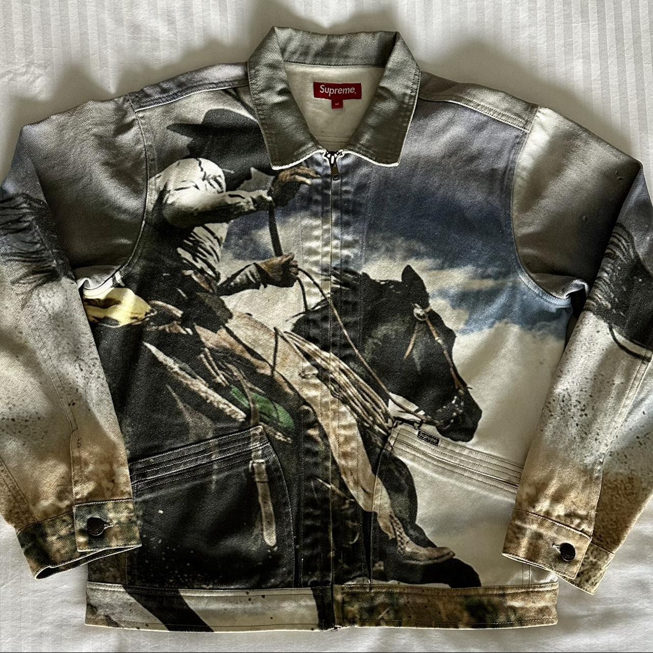Supreme Jim Krantz Cowboy Denim Jean Jacket Size | Depop