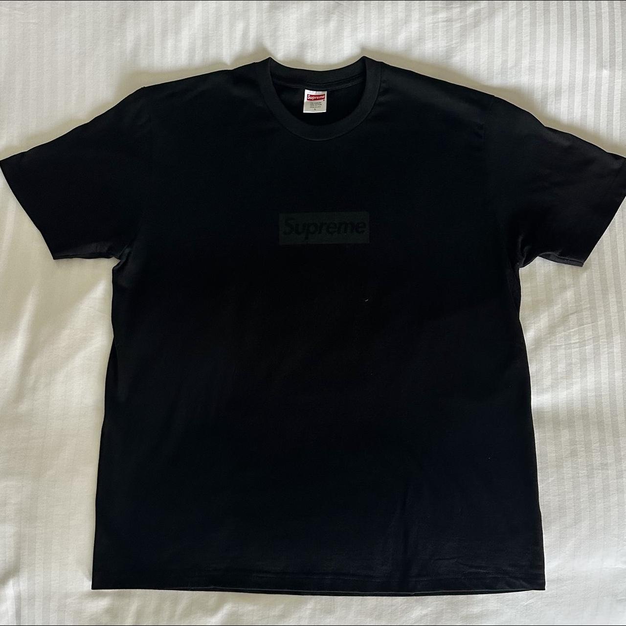 トップス Supreme Tonal Box Logo Tee Black Supreme Tonal Embroidered Tee Black Men's - SS16 - US