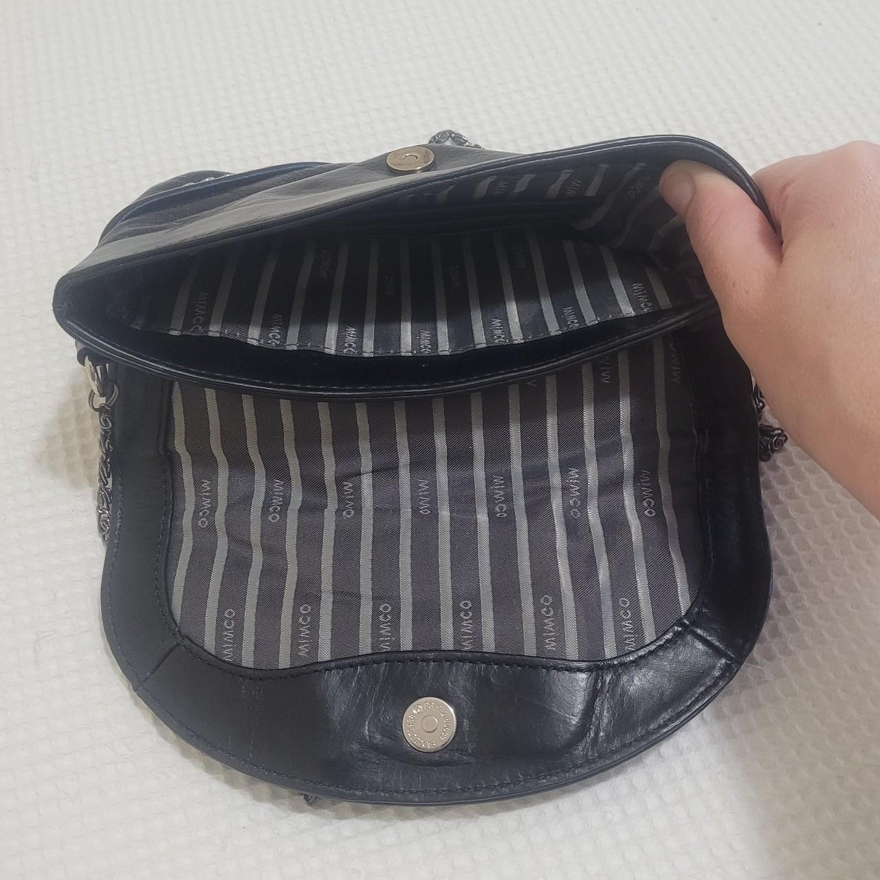 Mimco y2k Black Leather clutch purse. Depop