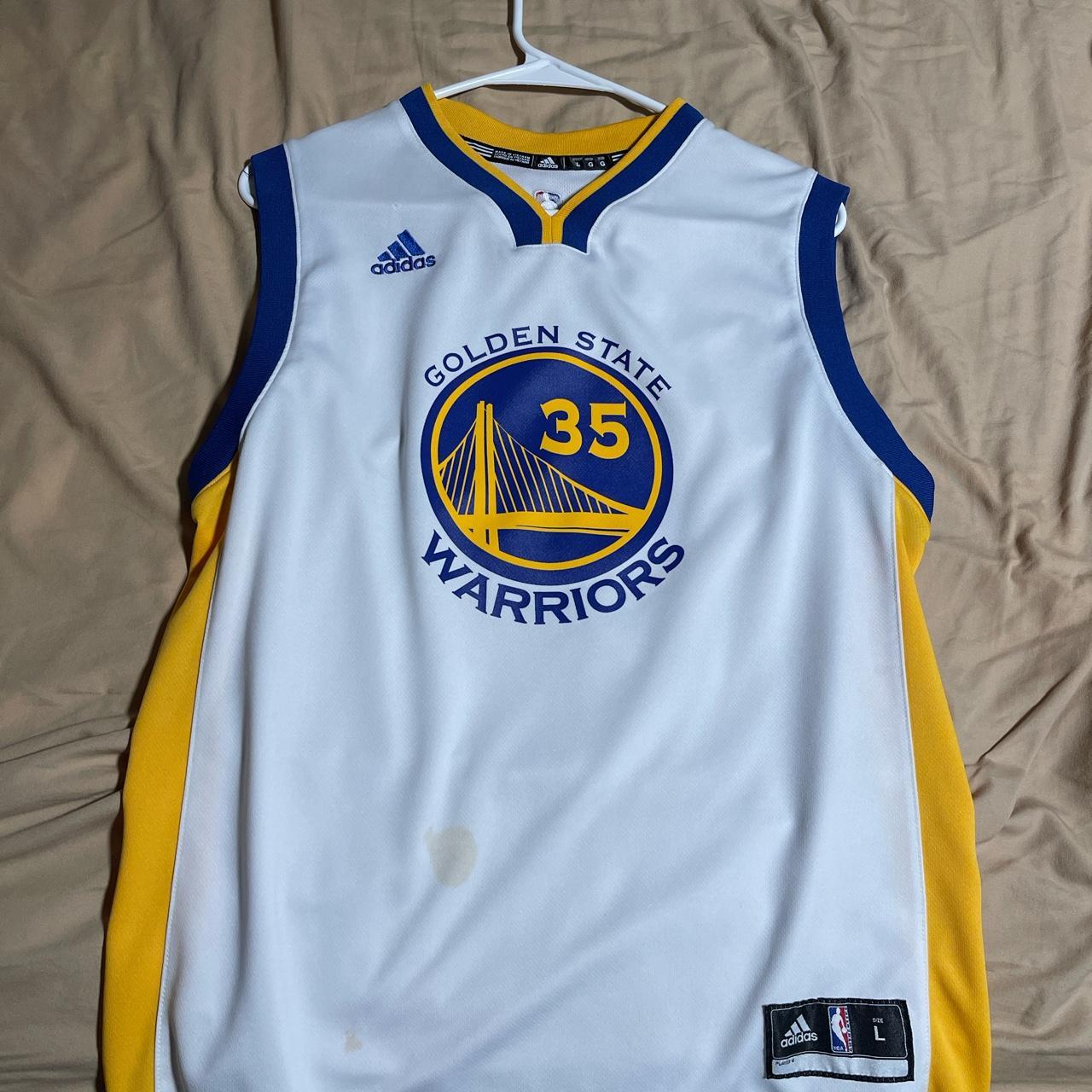 Adidas Stitched Golden State Warriors Kevin Durant - Depop