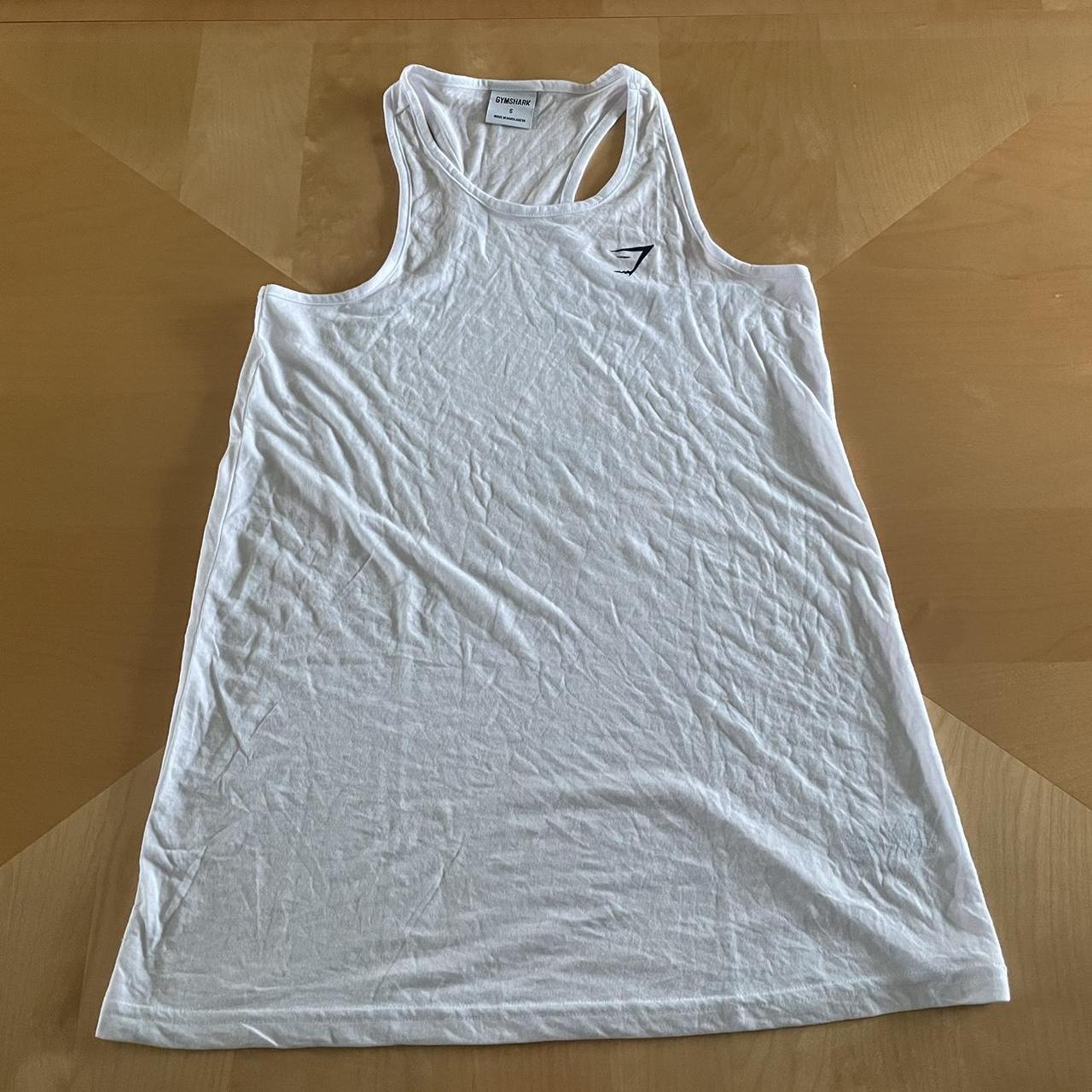 Gymshark Men's White Vest | Depop