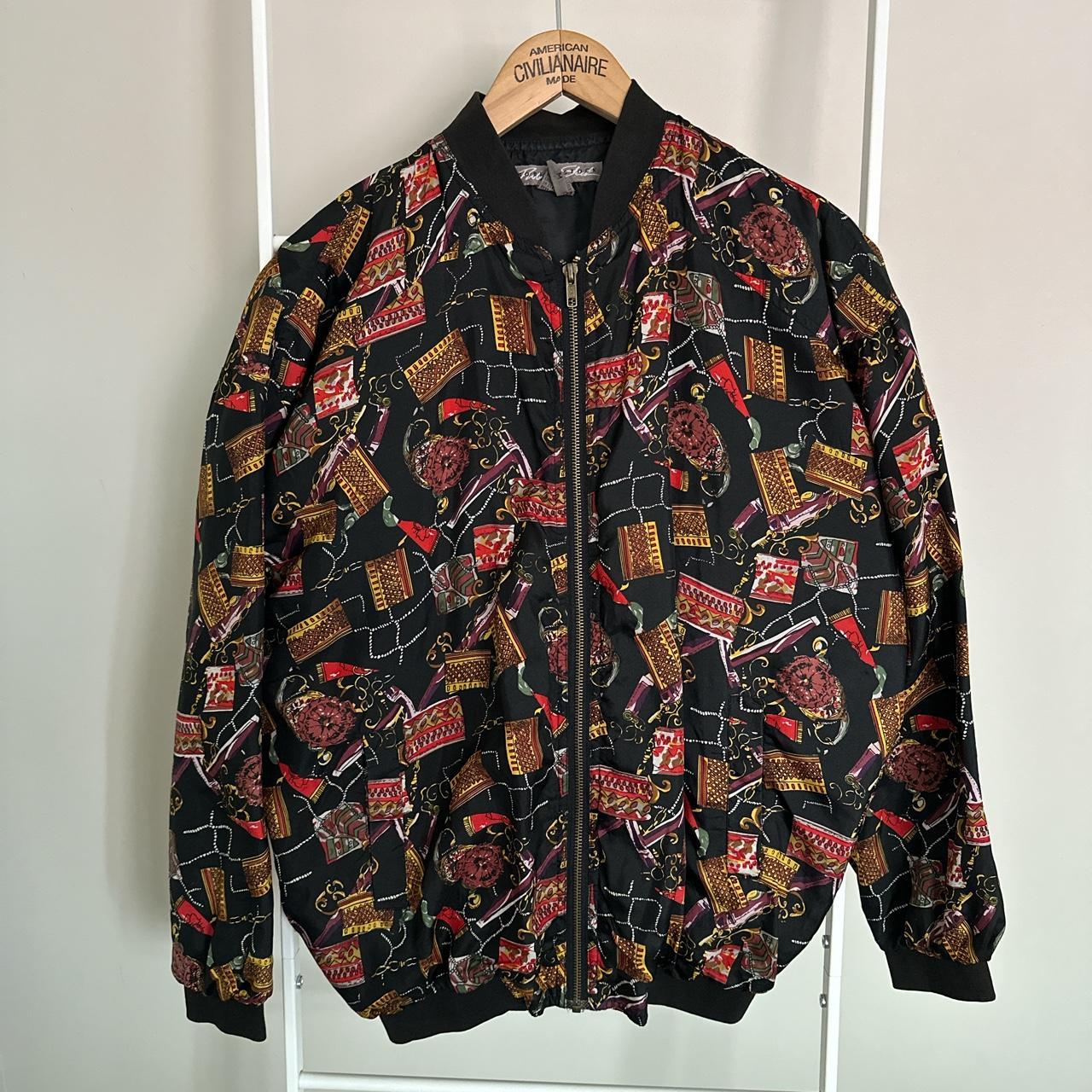 Gucci gold GG Supreme Bomber Jacket