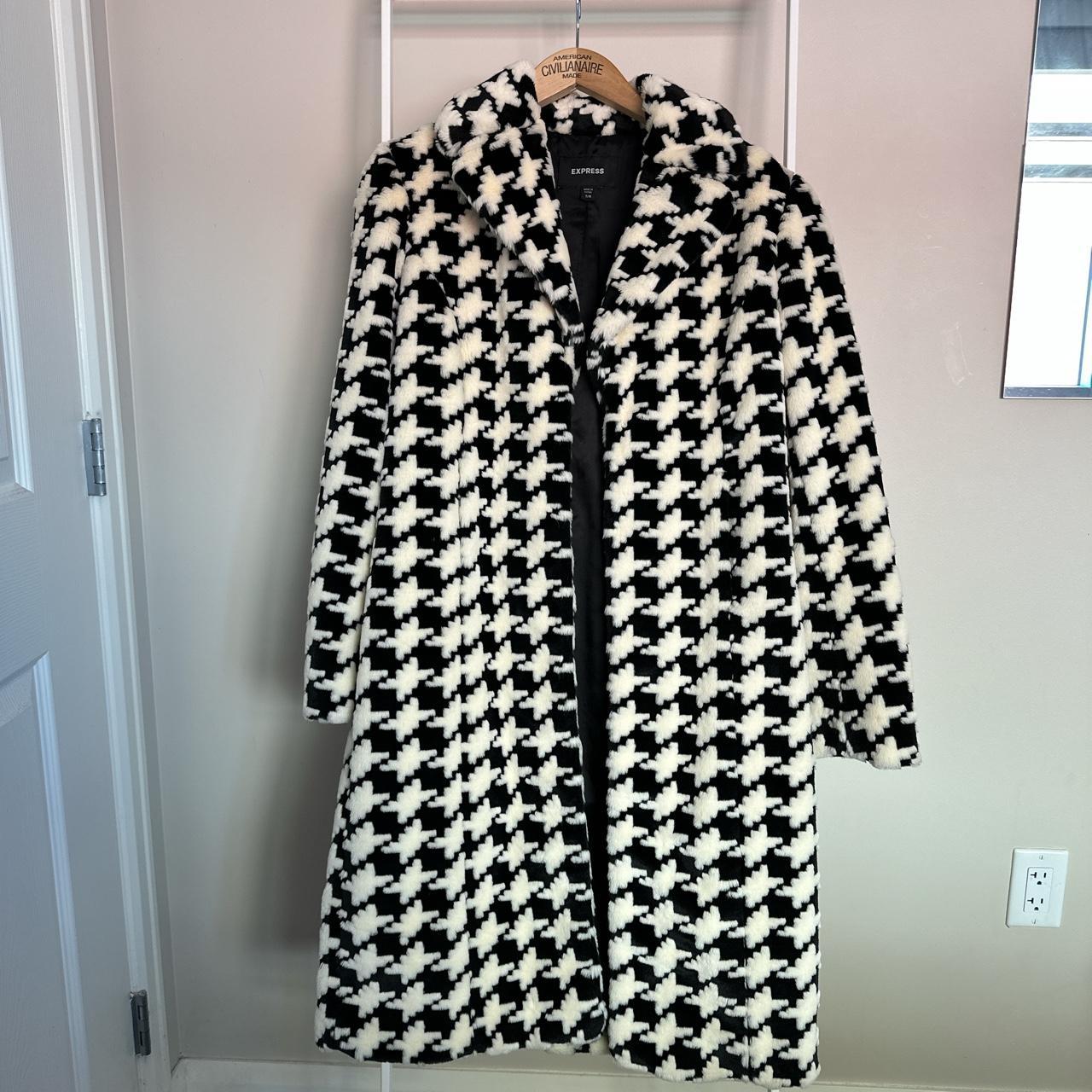 Express sale houndstooth coat