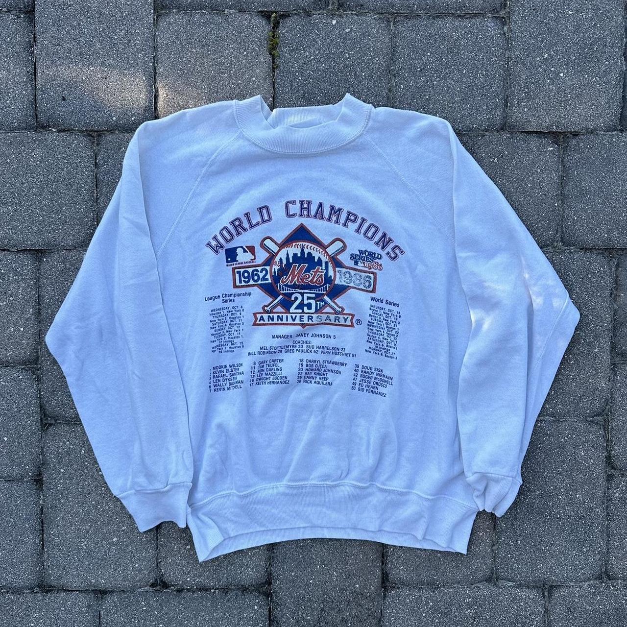 New York Mets 1986 World Series champions sweatshirt - Depop