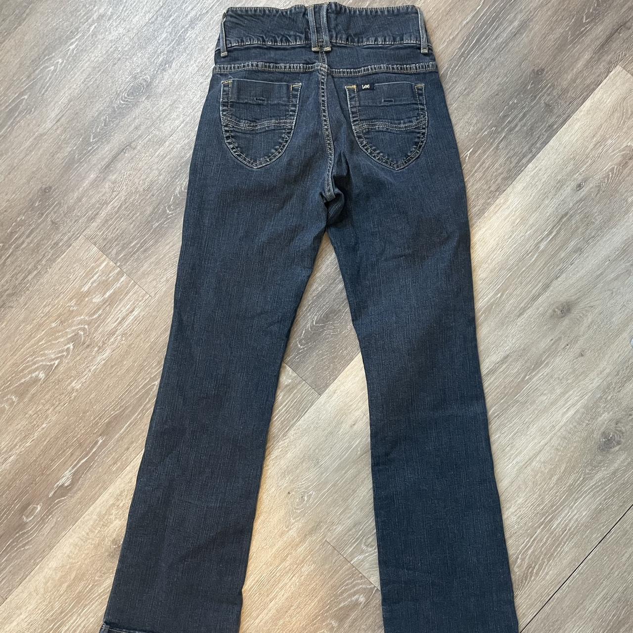 Vintage Lee Bootcut Jeans Size 4P (24”... - Depop