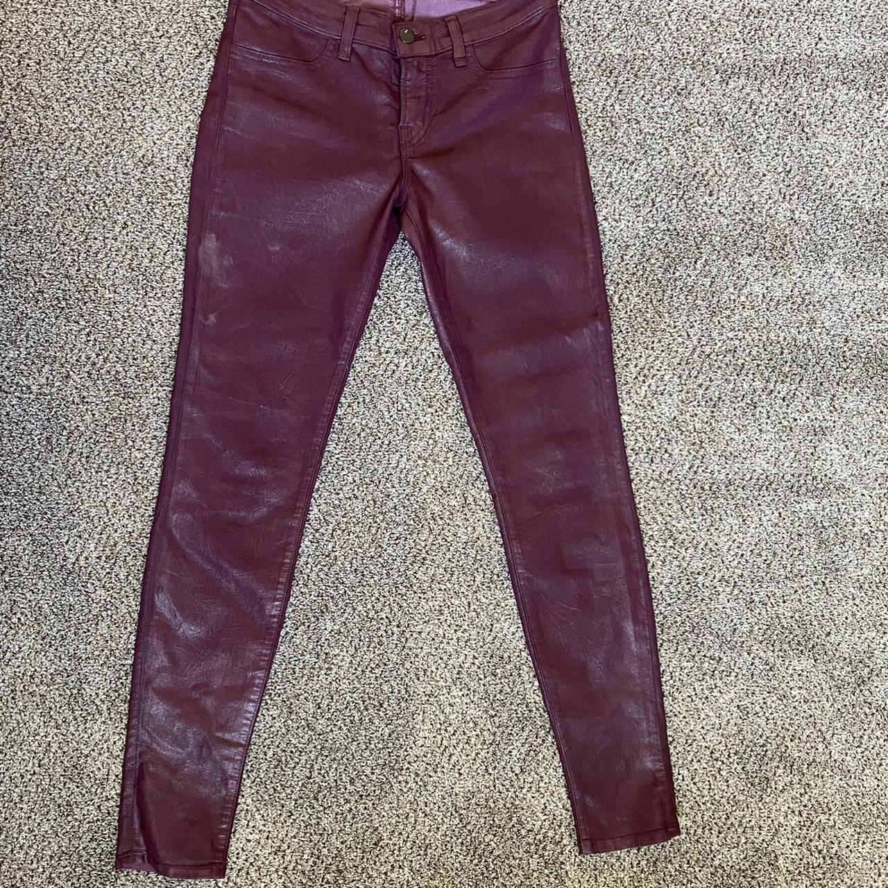 J brand faux leather on sale pants