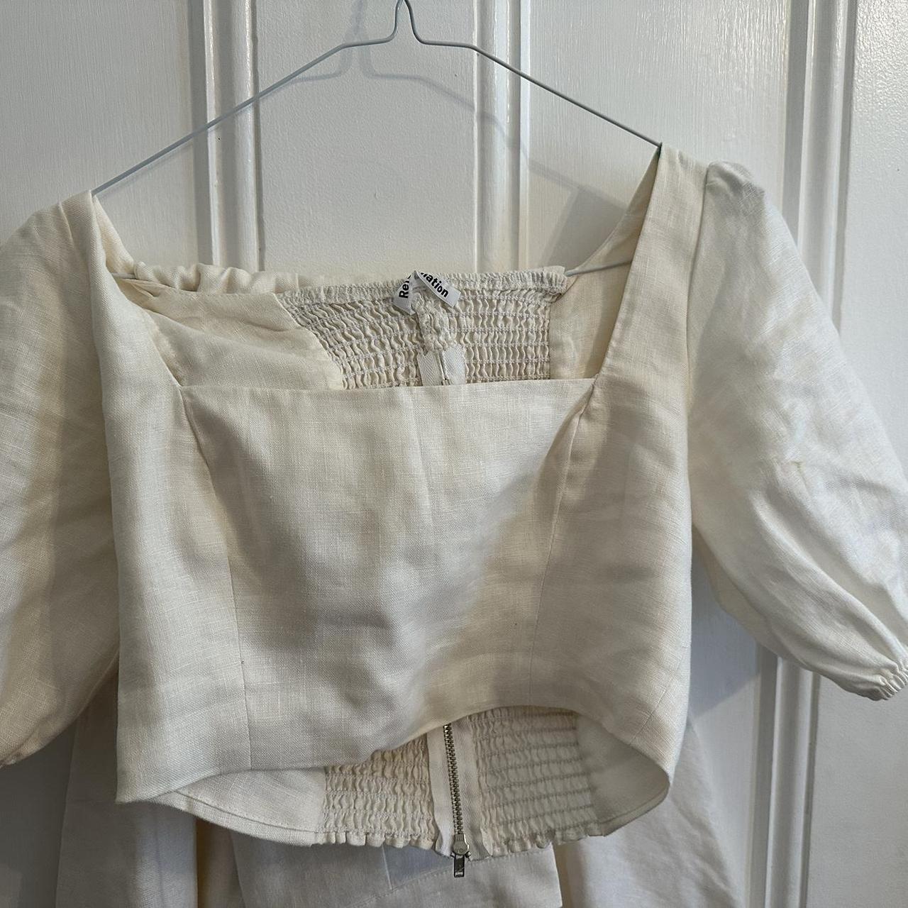 Reformation Yucca linen two piece UK Size - Main Image