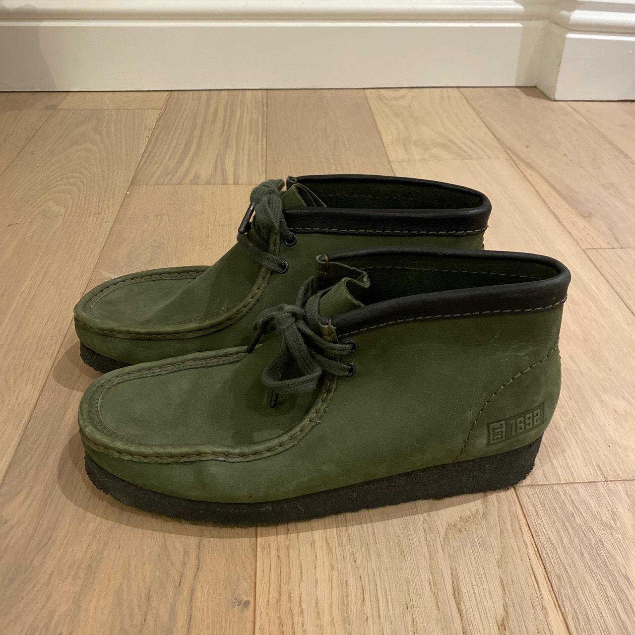 Raheem Sterling Wallabee Suede Boots UK 8 Green Depop