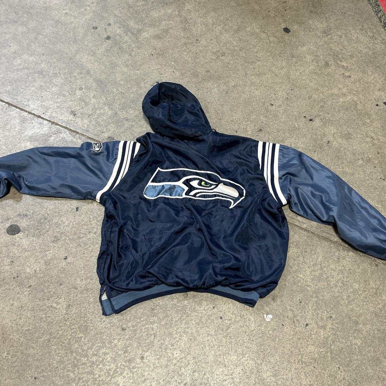 Vintage Seattle Seahawks NFL winter jacket 6/10 - Depop