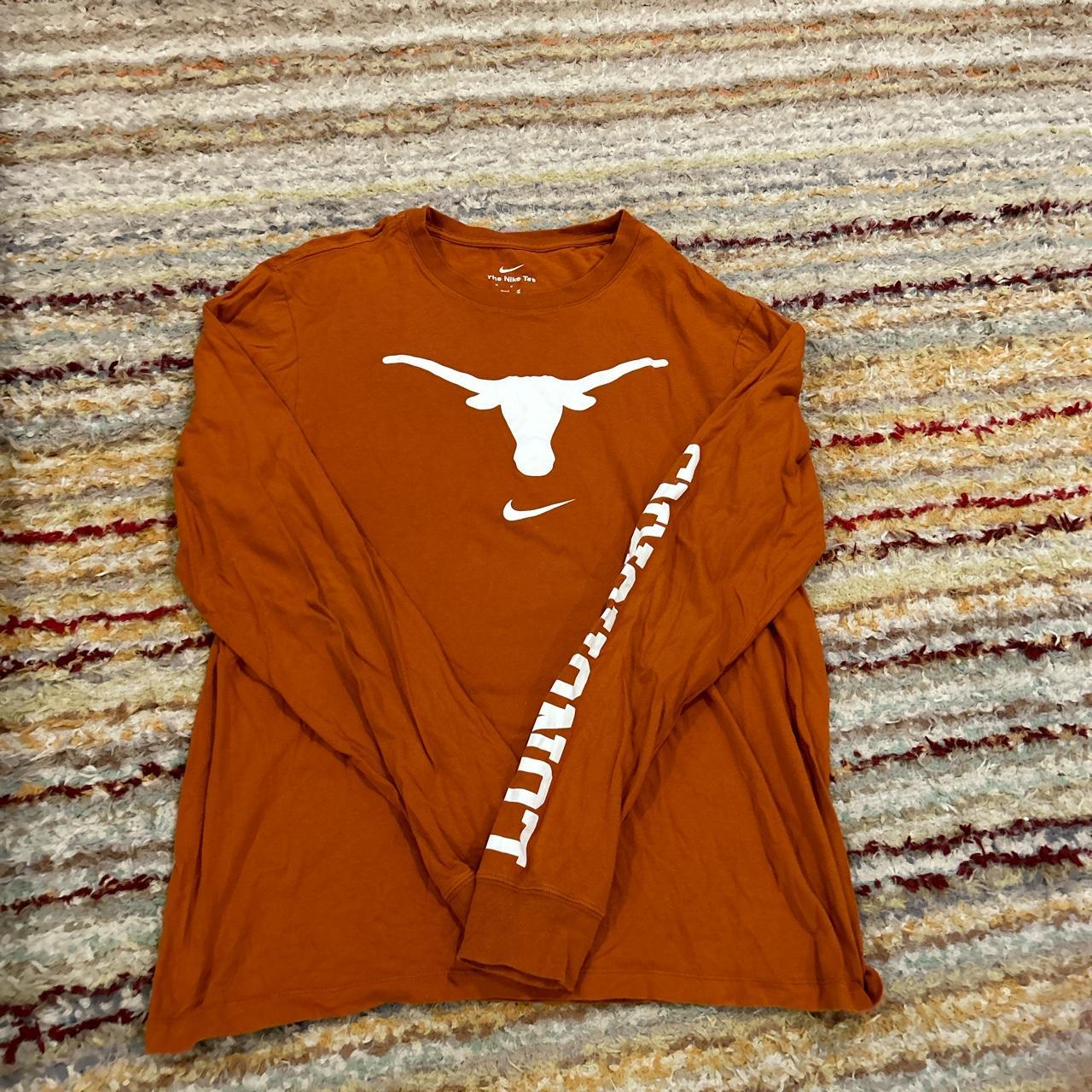 texas longhorns long sleeve nike