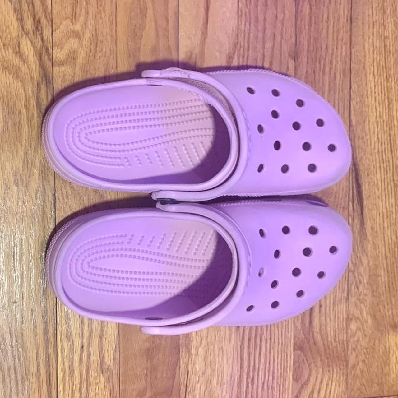 Crocs Women's Pink Clogs | Depop