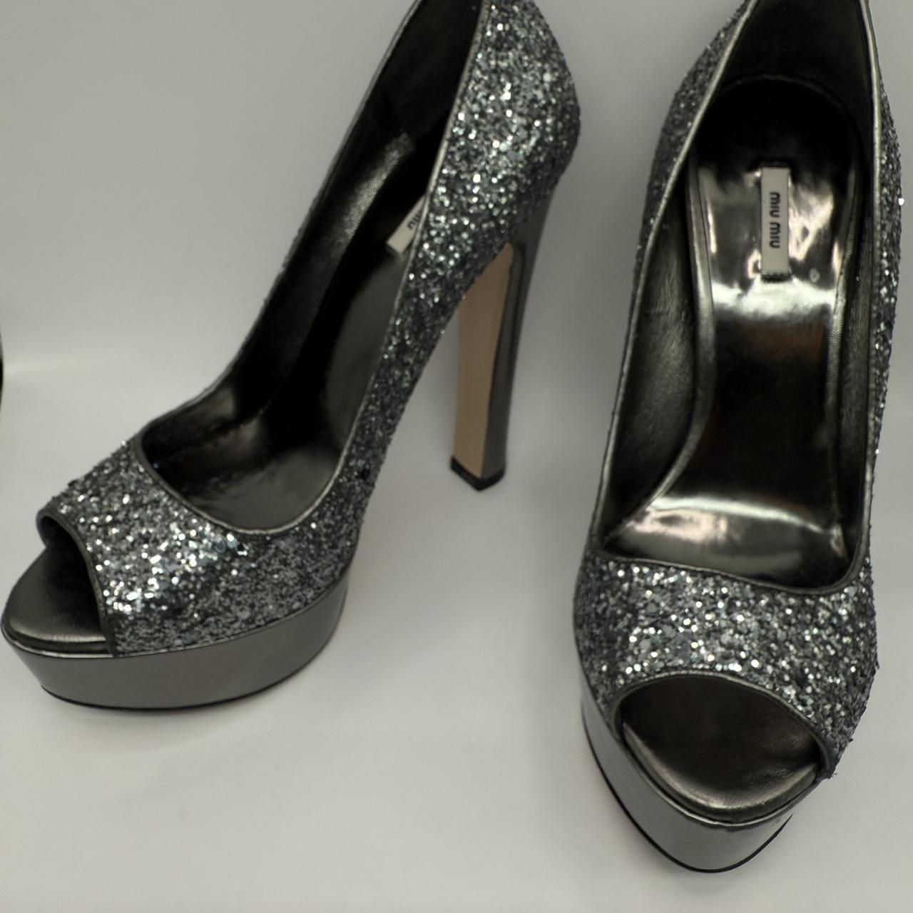 Miu Miu Women's Pumps - Silver - US 5.5 – Miu Miu… - image 1