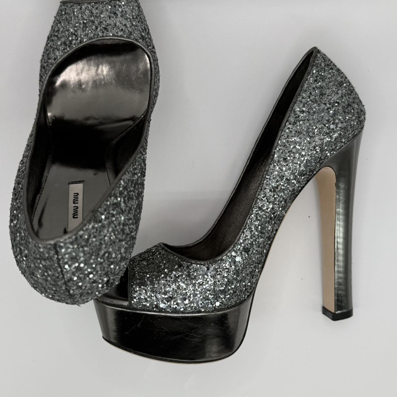 Miu Miu Women's Pumps - Silver - US 5.5 – Miu Miu… - image 3