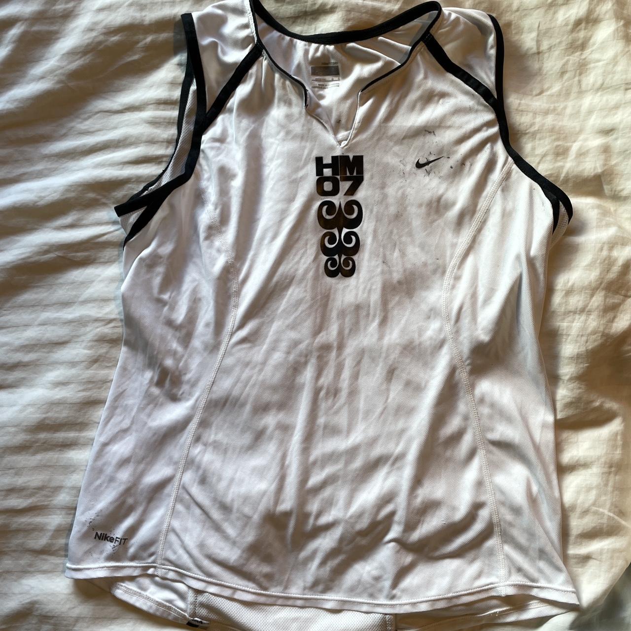 mens white nike tank top