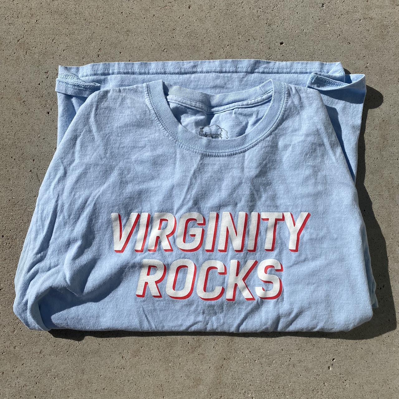 virginity rocks long sleeve light blue