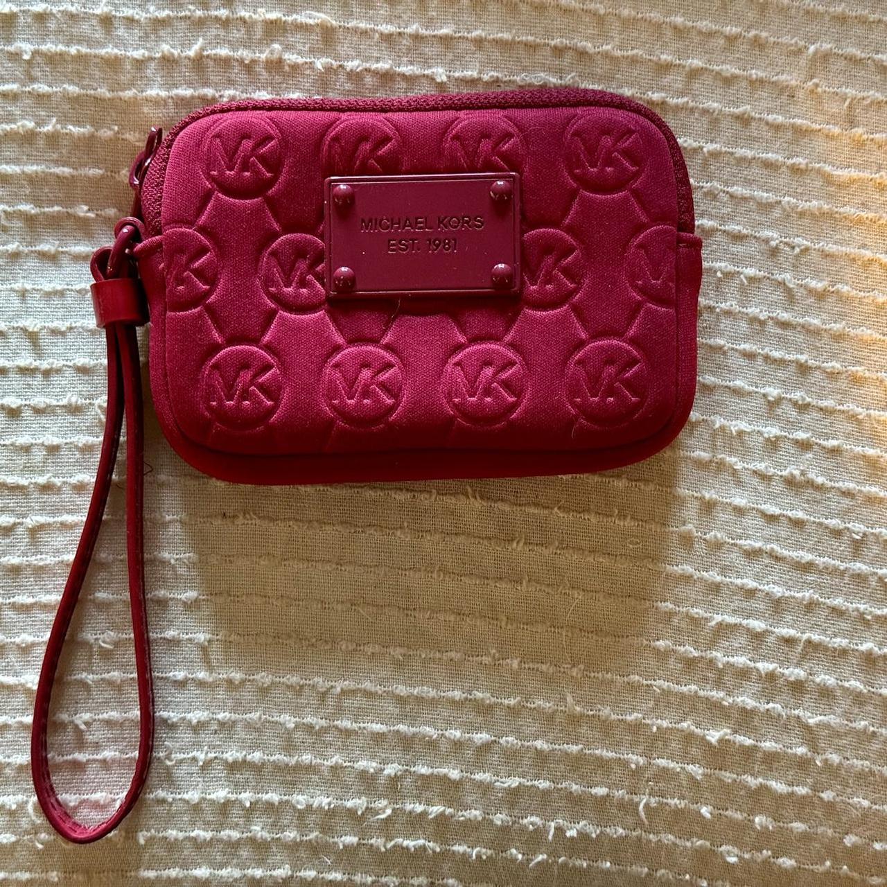 MICHAEL KORS Red card holder change purse Depop