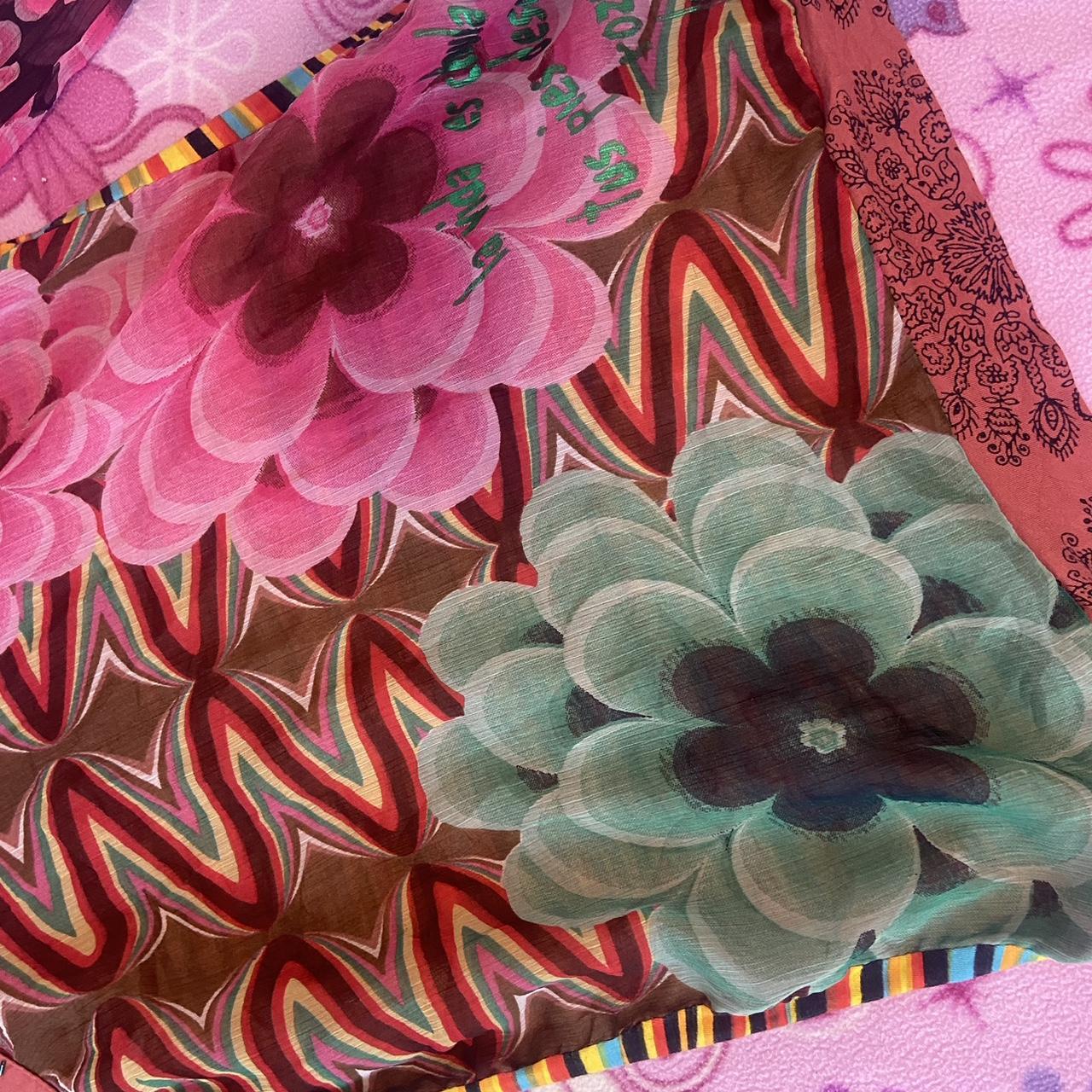 Sick 90s Desigual mesh graphic long sleeve!... Depop