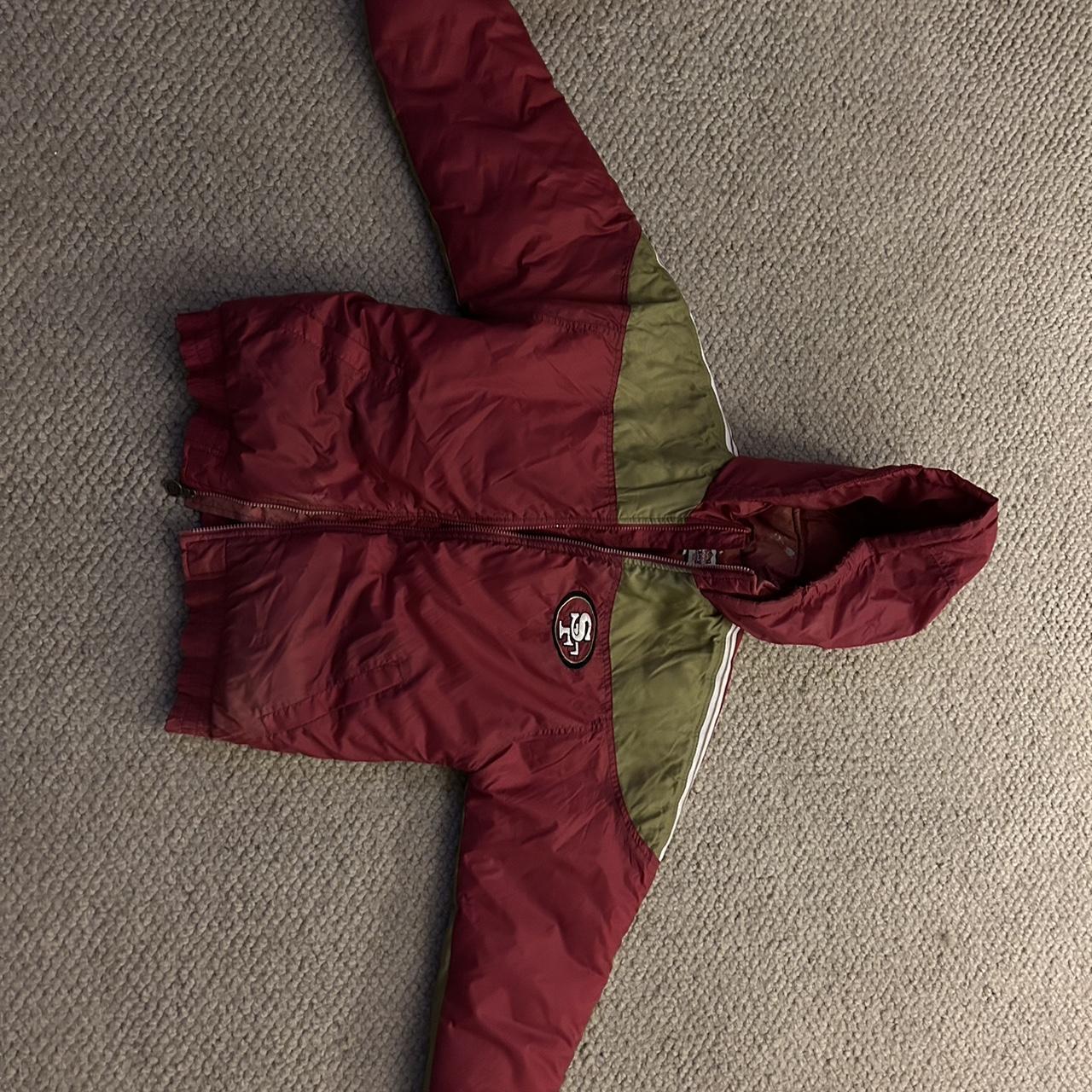 Found this sick vintage 49er jacket on Depop, way to small for me but it's  awesome! : r/49ers