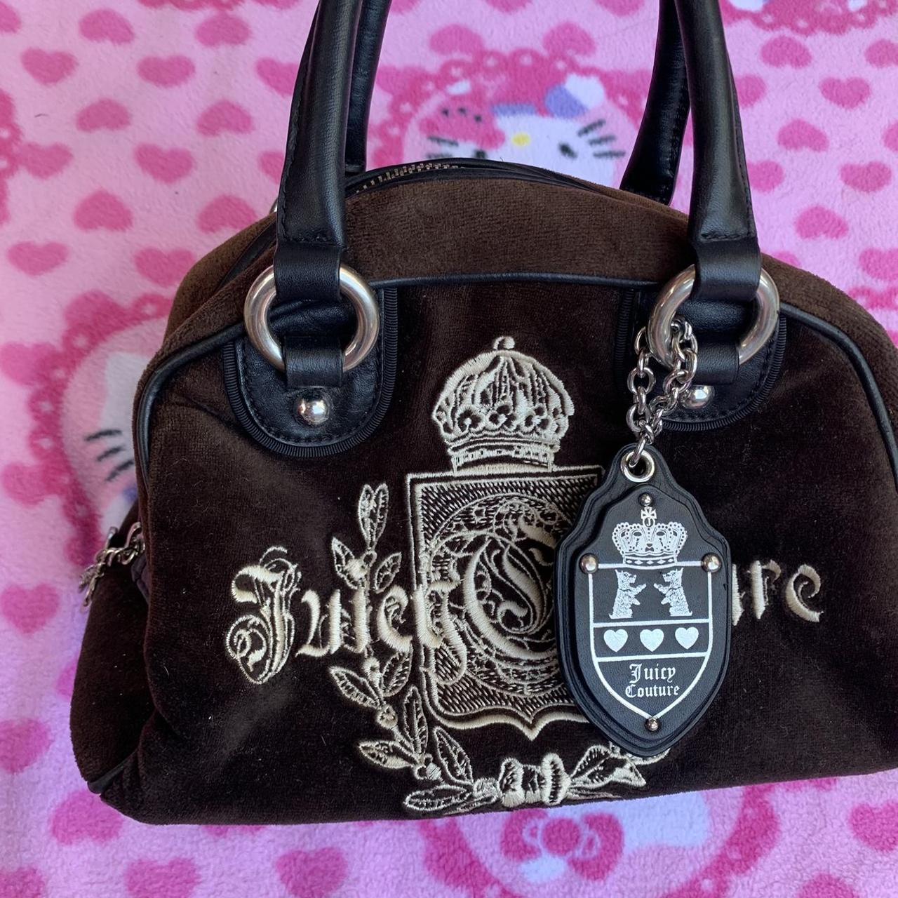 Y2k Juicy couture bowler bag 🤎 Has a lot of peeling... Depop