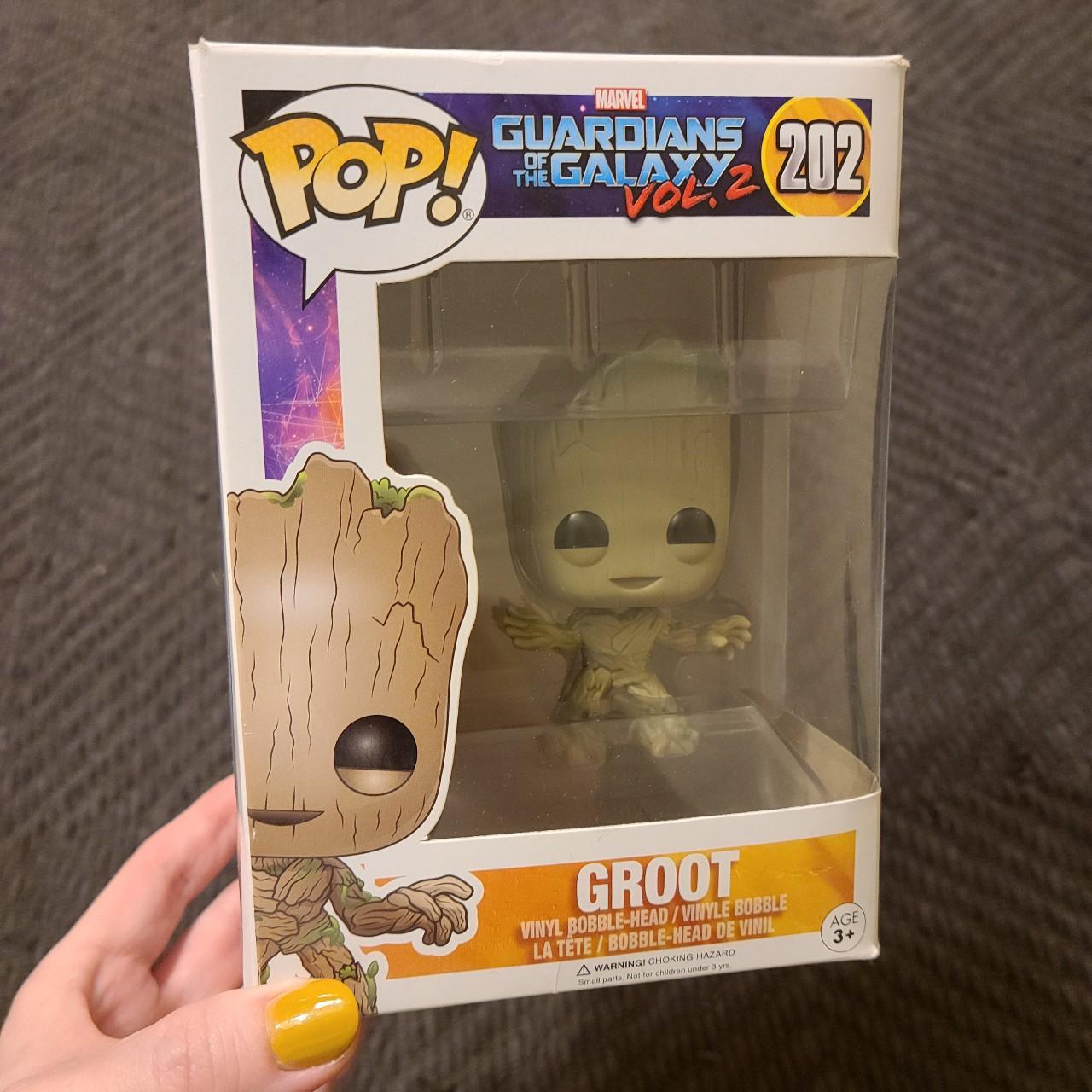 New in Box Lil Baby Groot Bobble head from funko - Depop