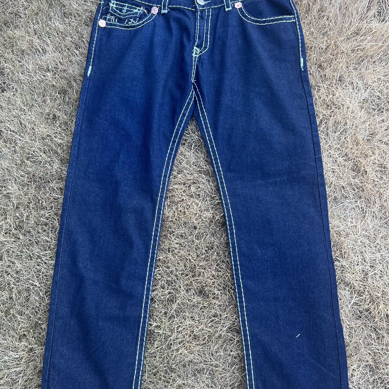 Dark wash 40x34 True religion jeans - Depop