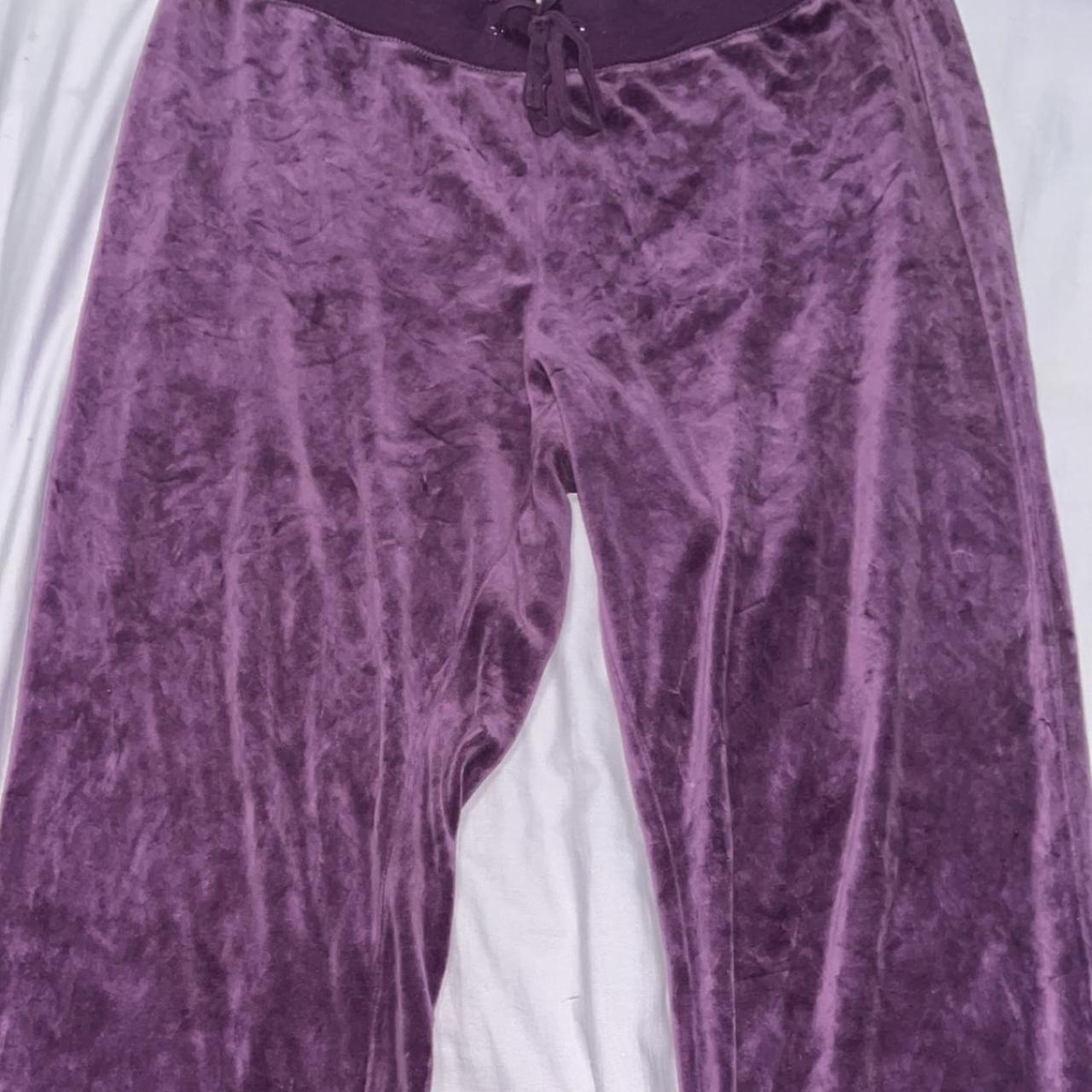 purple roots sweatpants - more purple than pic on - Depop