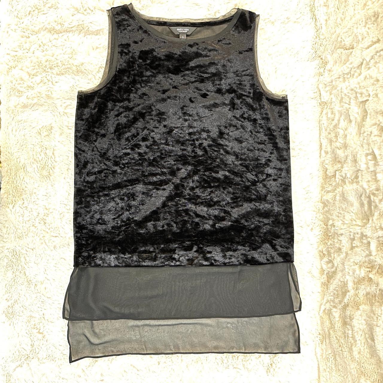 Simply Vera Velvet Sleeveless Top with