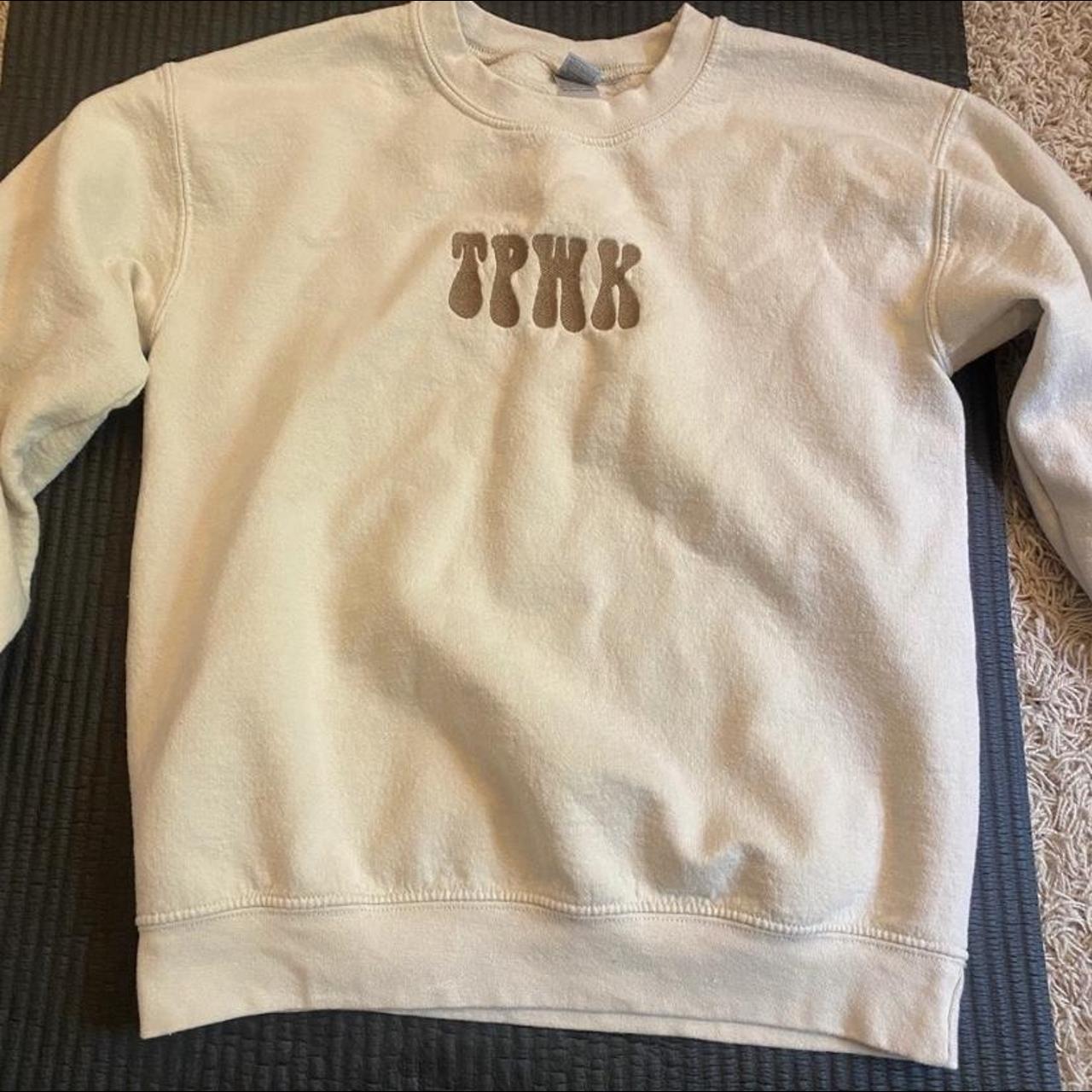 Harry Styles TPWK crewneck brown and beige Depop