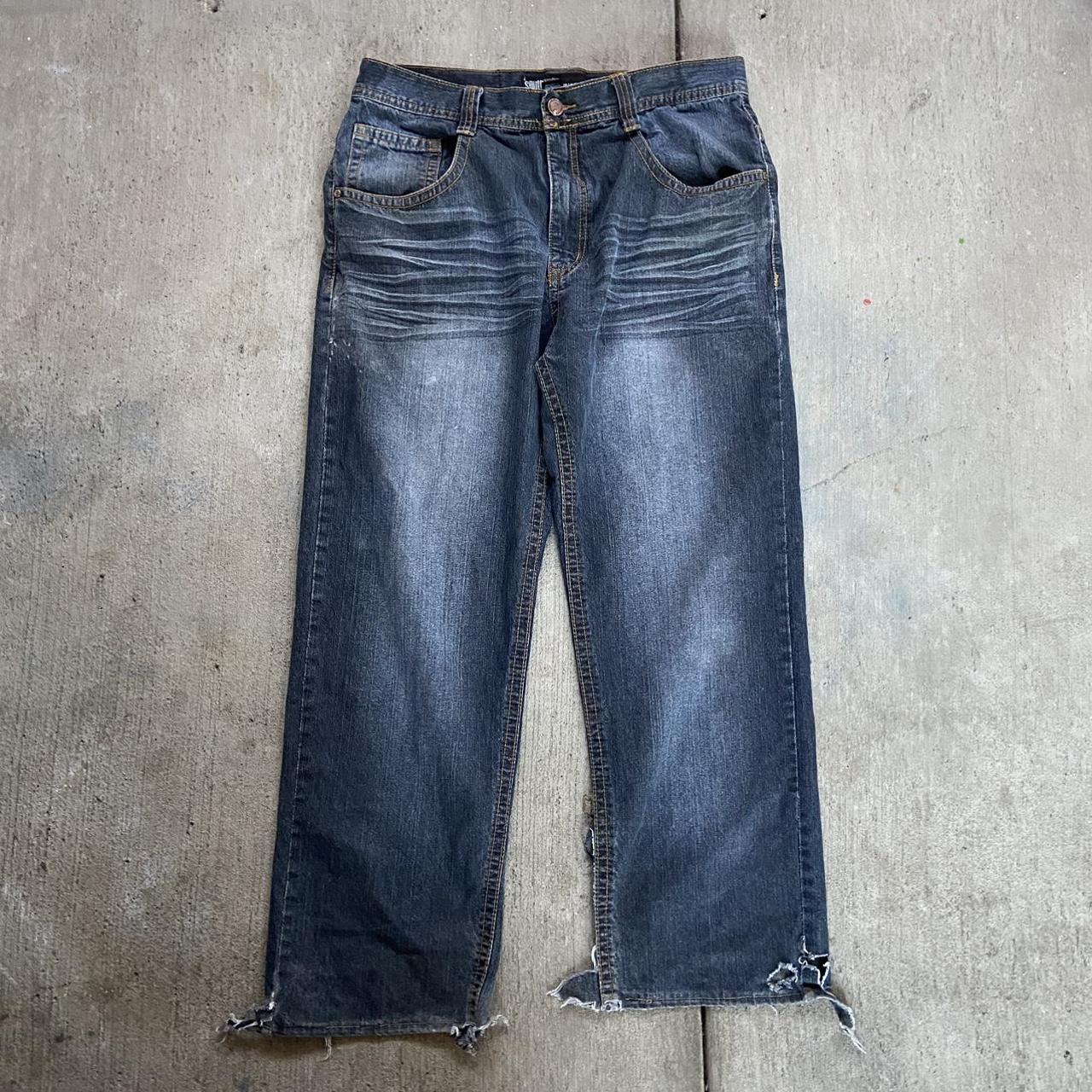 blue baggy distressed south pole jeans 👖... - Depop