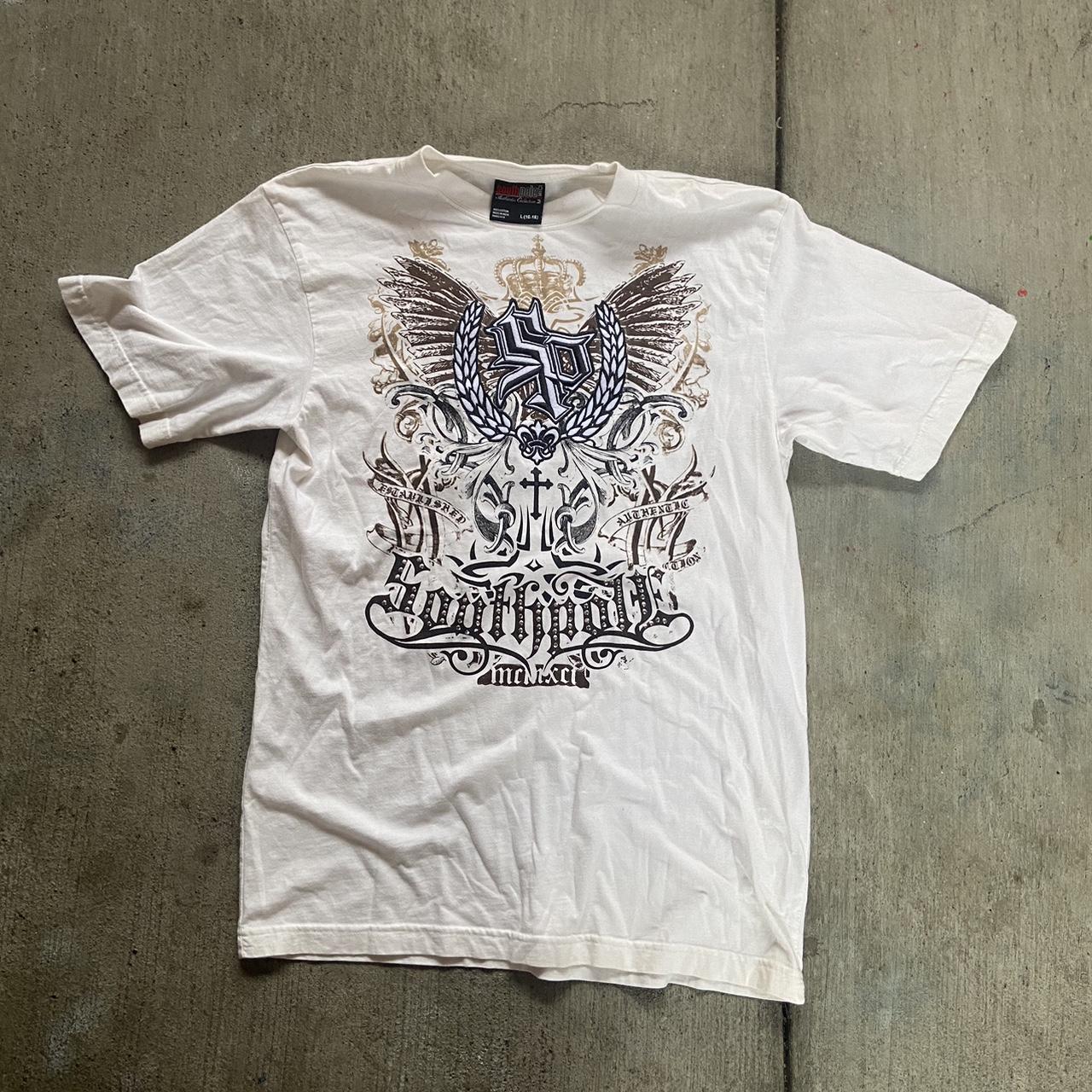 white south pole vintage wing design shirt 🪽... - Depop