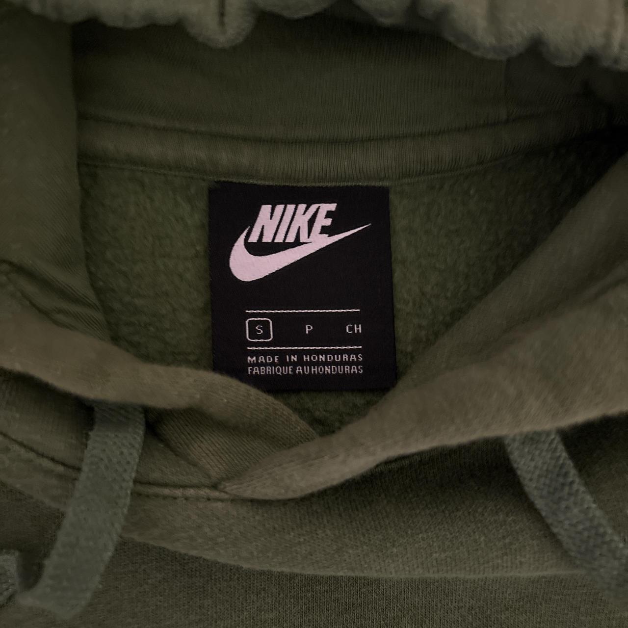 mens nike hoodie olive green
