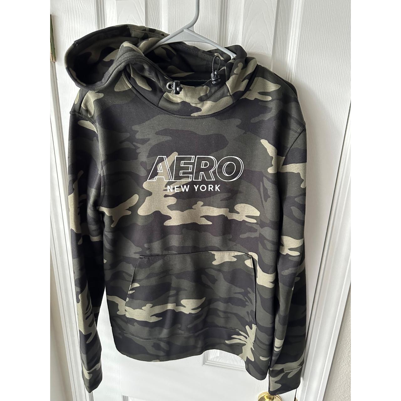 Aero Camo Hoodie Sweatshirt Size Mens Small I ship