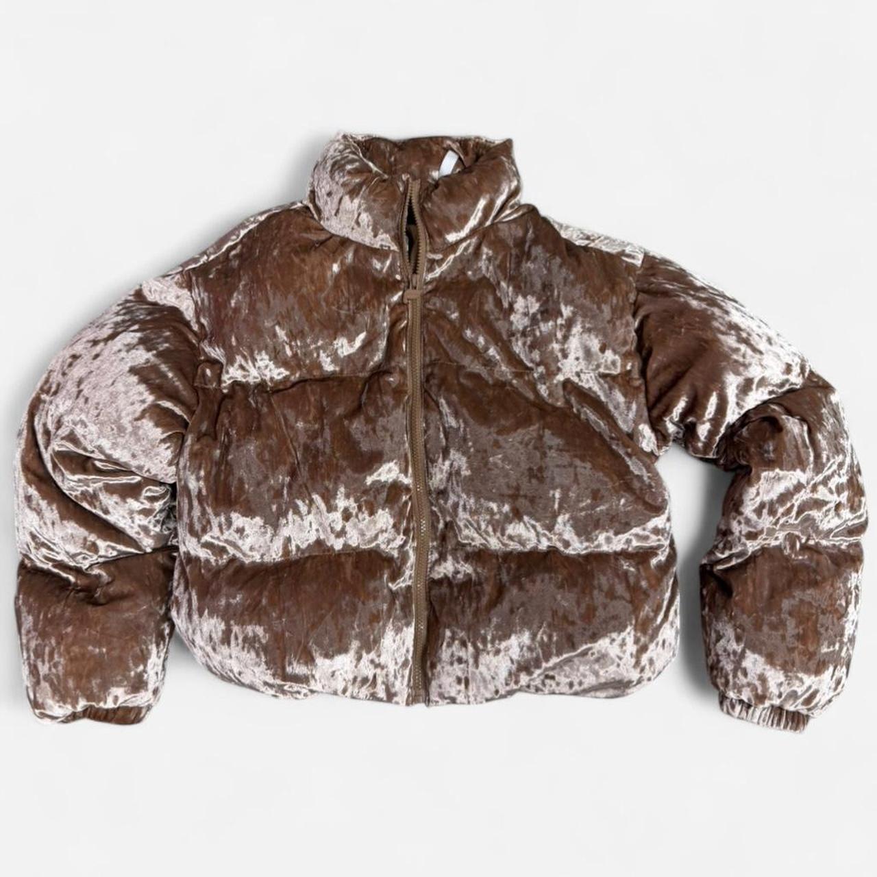 Fabletics Women's Puffer Jacket - Brown/Multi - S… - image 1