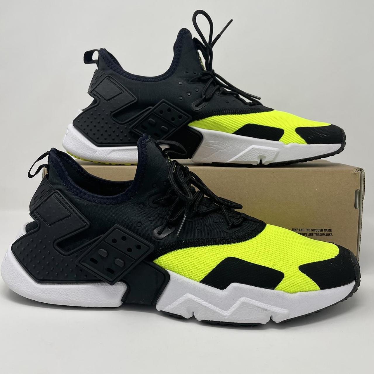 Nike Huarache Black Volt Green AH7334 700 Men Size. Depop