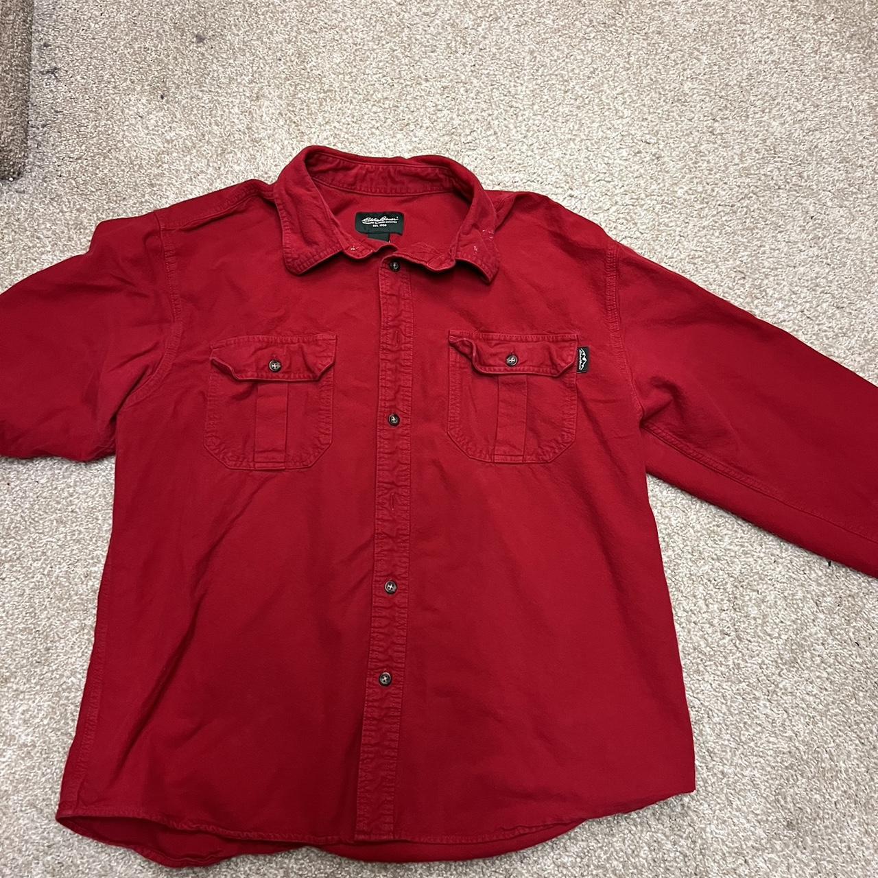 Eddie Bauer long sleeve button up size large... - Depop