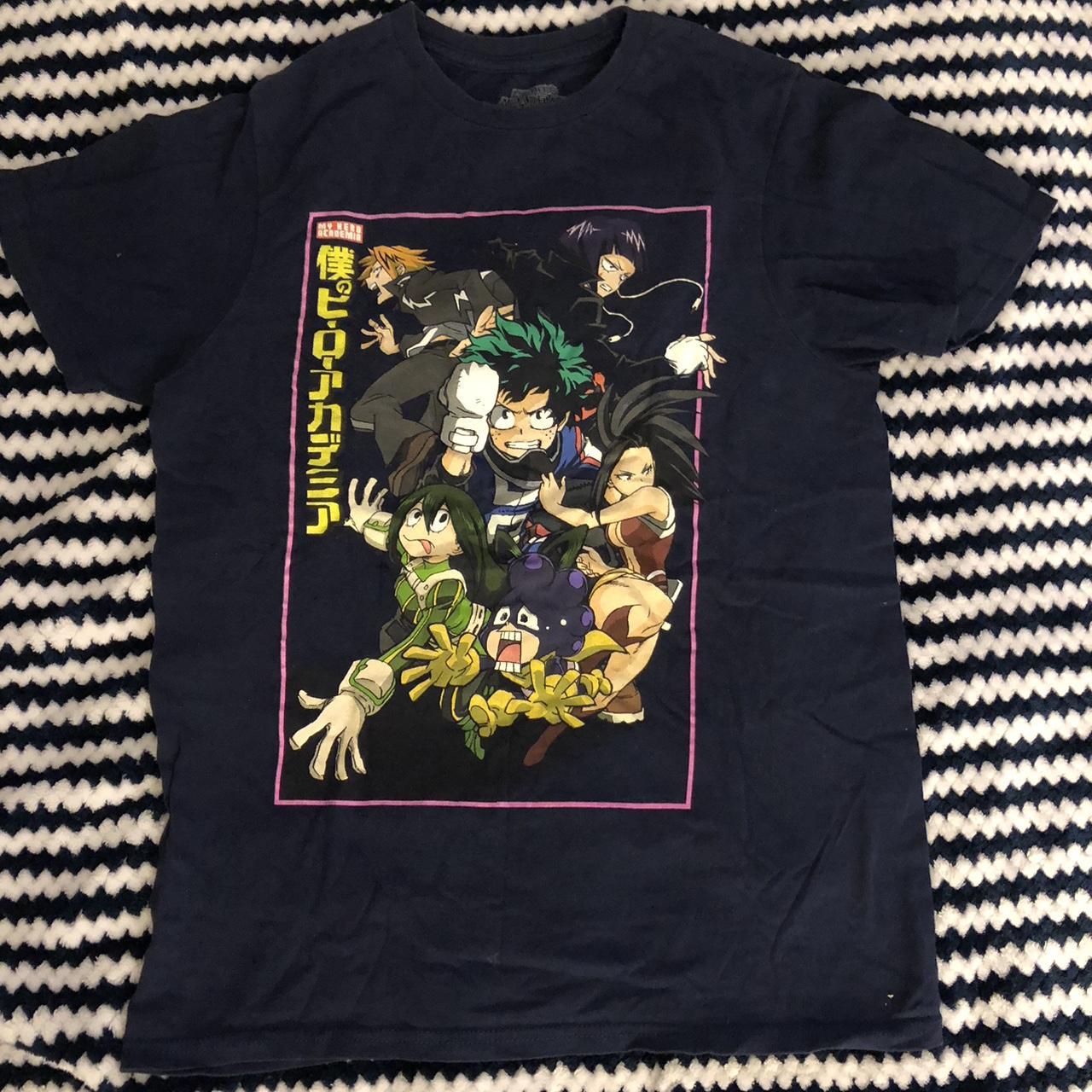 MHA, My Hero Academia Purple Graphic T-Shirt Size... - Depop