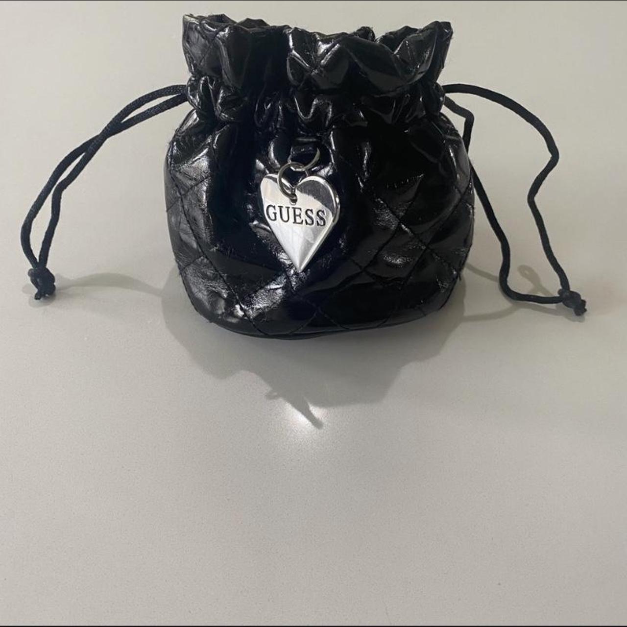 Guess KATEY MINI PATENT - Handbag - black - Zalando.co.uk