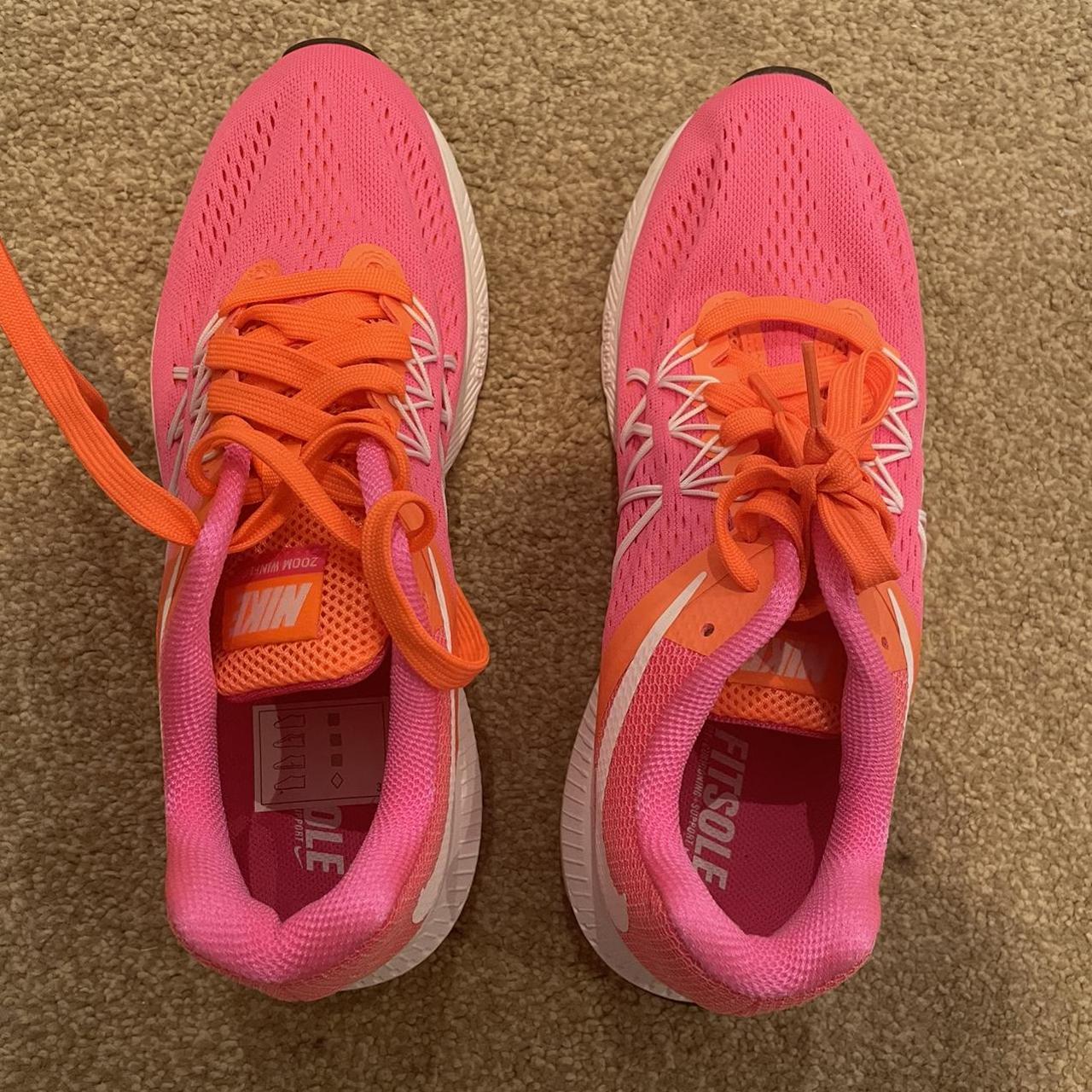 Size 6 Nike trainers #nike #pinktrainers #gym... - Depop