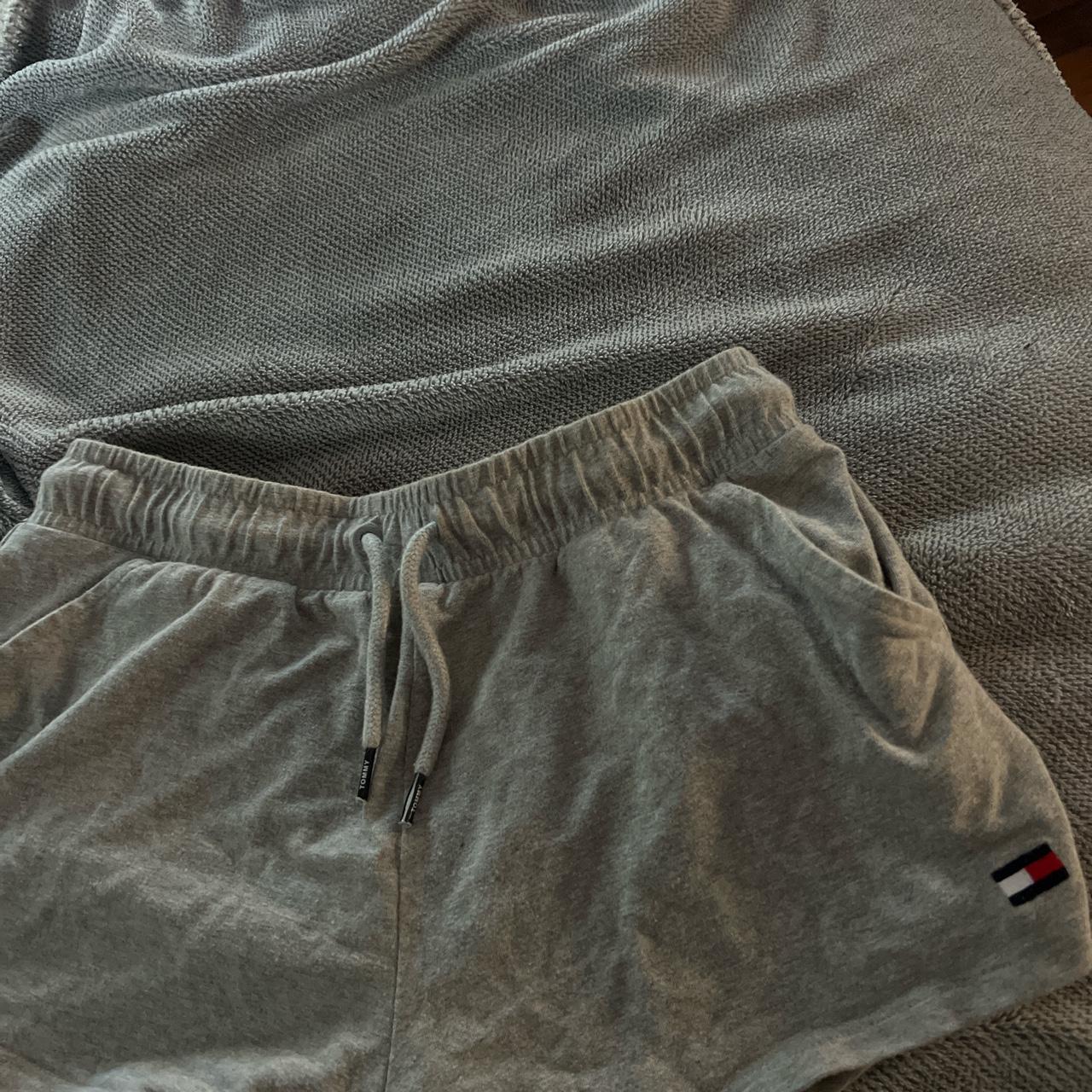 x-small grey Tommy Hilfiger shorts - perfect... - Depop