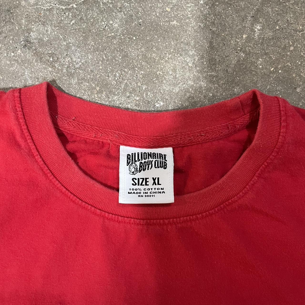 Billionaire Boys Club Men's Red T-shirt | Depop
